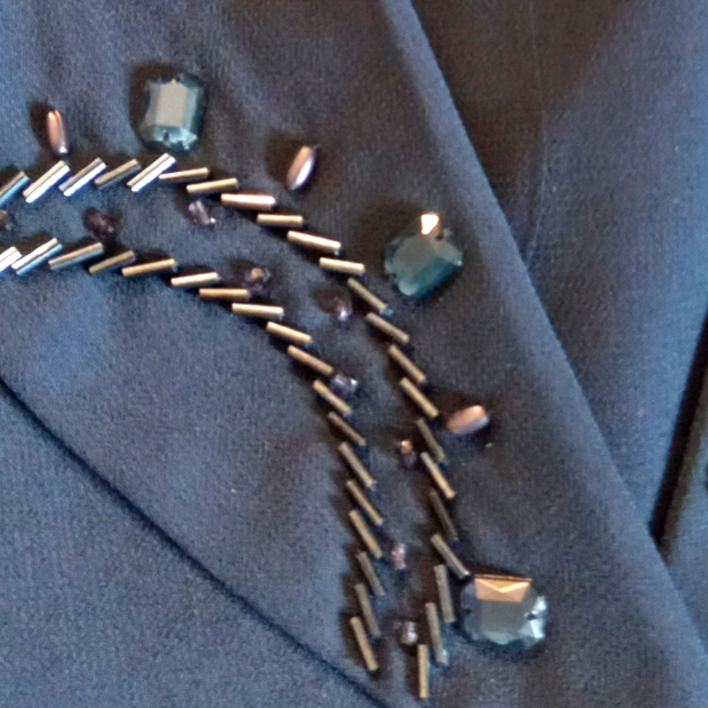Tally Taylor Navy Blue Two-Piece Suit - Picture 16 of 16